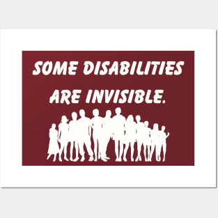 Invisible Disabilities Tee, Invisible Illness Awareness Shirt, Promote Understanding & Compassion, Meaningful Gift for Disability Advocates Posters and Art